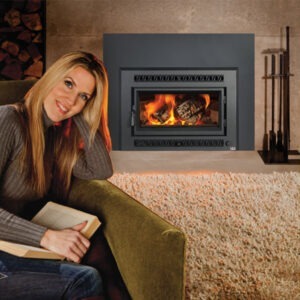 Fireplace X Medium Flush Wood Rectangular NexGen-Fyre™